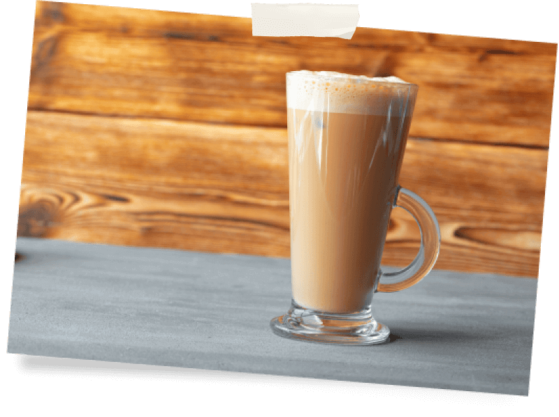 Стакан с латте